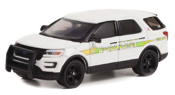 GREEN43000-C - FORD Police Interceptor Utility 2017 City Of North Pole Police uit de HOT PURSUIT serie onder blister. - 1