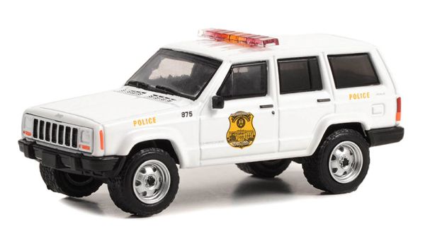 GREEN43015-A - JEEP Cherokee 2000 United States Secret Service uit de serie HOT PURSUIT in blisterverpakking - 1