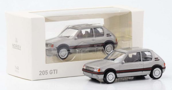 NOREV430201M - PEUGEOT 205 GTI 1992 Zilver uit het Youngtimers-assortiment - 1