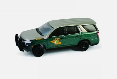 GREEN43040-F - CHEVROLET Tahoe Police pursuit - PPV - 2023 uit de HOT PURSUIT serie in blisterverpakking - 1