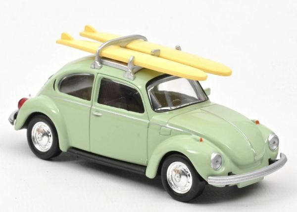 NOREV430401B - VOLKSWAGEN Kever 1303 met groene surfplank - 1