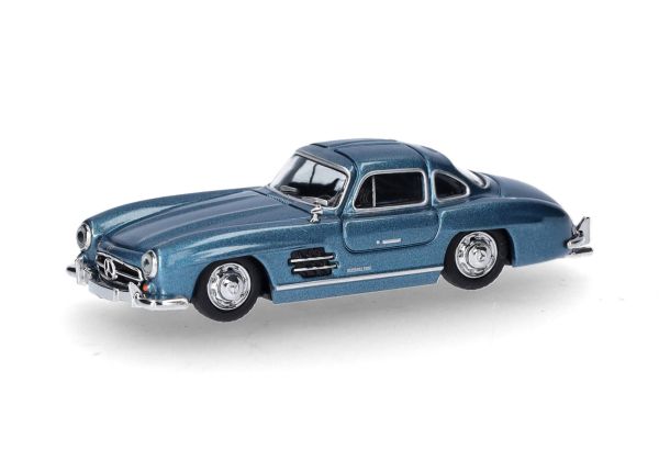 HER430975-002 - MERCEDES BENZ 300 SL metallic blauw - 1