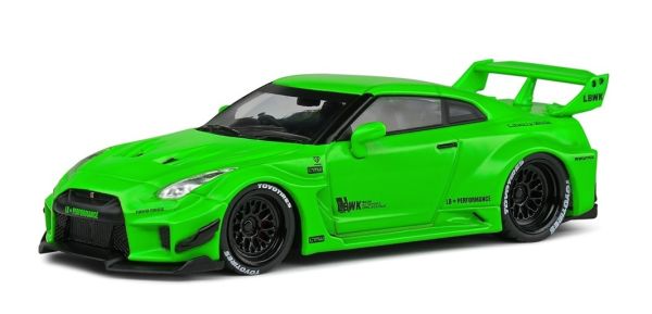 SOL4311207 - NISSAN GT-R (R35) Lb Werk Silhouet Groen - 1