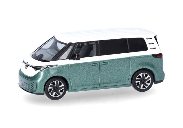 HER431132 - VOLKSWAGEN ID Buzz People tweekleurig wit en groen metallic - 1