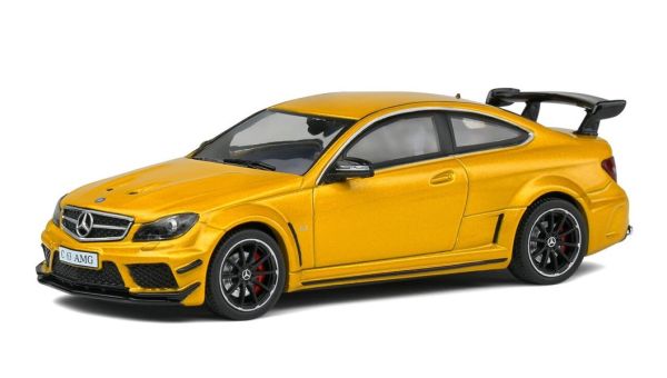 SOL4311601 - MERCEDES C63 AMG zwart geel serie 2012 - 1