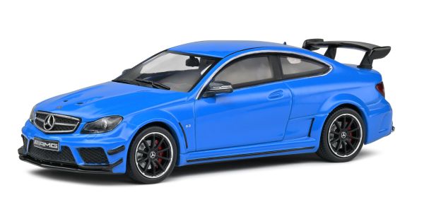 SOL4311607 - MERCEDES-BENZ C63 AMG zwart 2012 serie blauw - 1