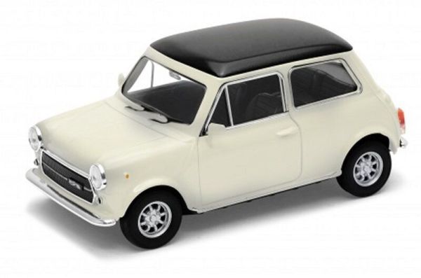 WEL43609BEIGE - MINI Cooper 1300 beige met zwart dakfrictiemodel - 1