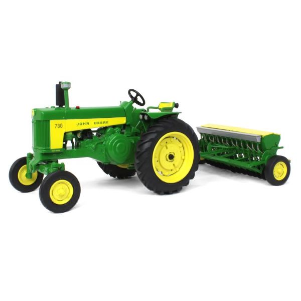 ERT45790 - JOHN DEERE 730 met zaaimachine – Prestige-collectie - 1