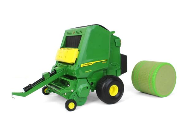 ERT45900 - JOHN DEERE 561R Ronde balenpers met baal - 1