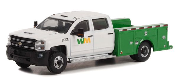 GREEN46100-C - 2018 CHEVROLET Silverado 3500HD WM uit de serie DUALLY DRIVERS onder blister. - 1