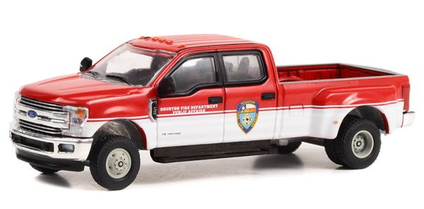 GREEN46110-D - 2019 FORD F-350 dually Houston Fire Department in blisterverpakking - 1