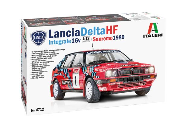 ITA4712 - Montage en beschildering van de LANCIA Delta HF Integrale Sanremo 1989 - 1