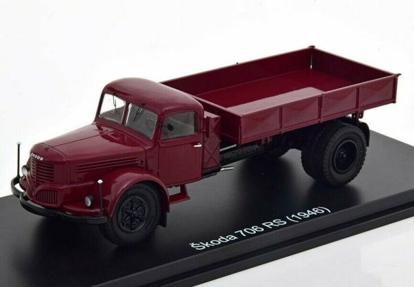 PRX47128 - SKODA 706 RS 4x2 kipper 1946 Bordeaux - 1