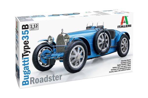 ITA4713 - BUGATTI Type 35B cabriolet om te monteren en te schilderen - 1