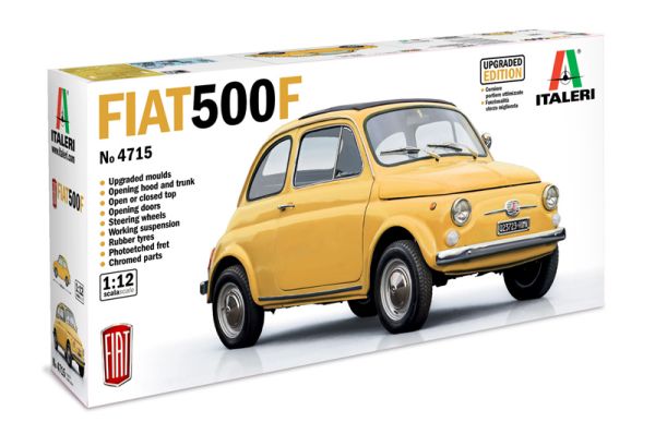 ITA4715 - FIAT 500 F verbeterde editie om te monteren en te schilderen - 1