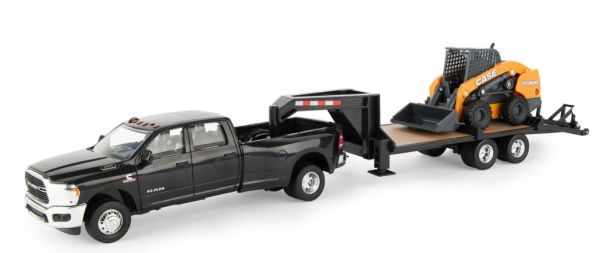 ERT47155 - DODGE RAM 1500 met zwanenhals en CASE SV340B minilader - 1