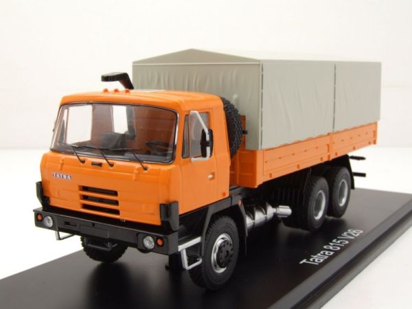 PRX47164 - TATRA 815 V26 6x4 kipper met dekzeil oranje - 1