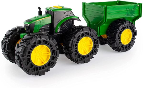 T47353 - Monstertreden met aanhangwagen JOHN DEERE - 1