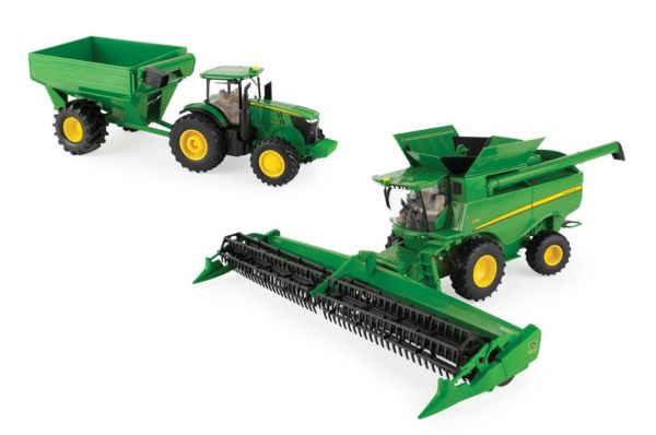 ERT47358 - Maaidorser JOHN DEERE S780 met JOHN DEERE 7240R en transportband - 1