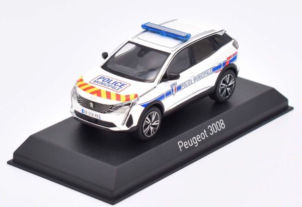 NOREV473949 - PEUGEOT 3008 2023 Gemeentepolitie met rode en gele strepen - 1