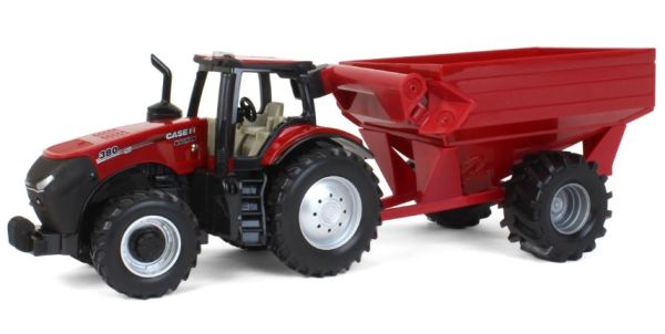 ERT47408 - CASE IH 380 Magnum met graantrailer - 1