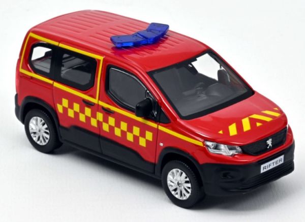 NOREV479071 - 2019 PEUGEOT Rifter Brandweer geblokte zijversiering - 1