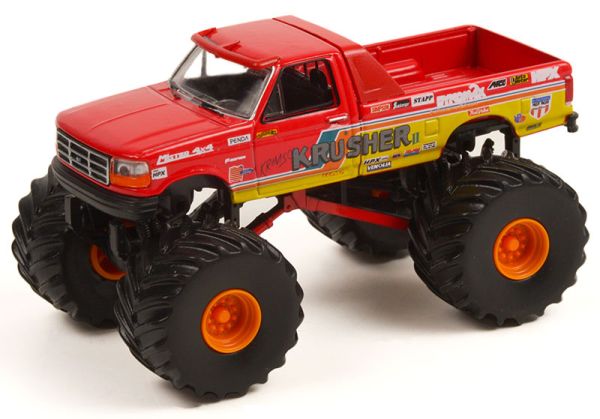 GREEN49100-F - FORD F-250 1993 KRIMSON KRUSHER II uit de serie KING OF CRUNCH onder blister - 1