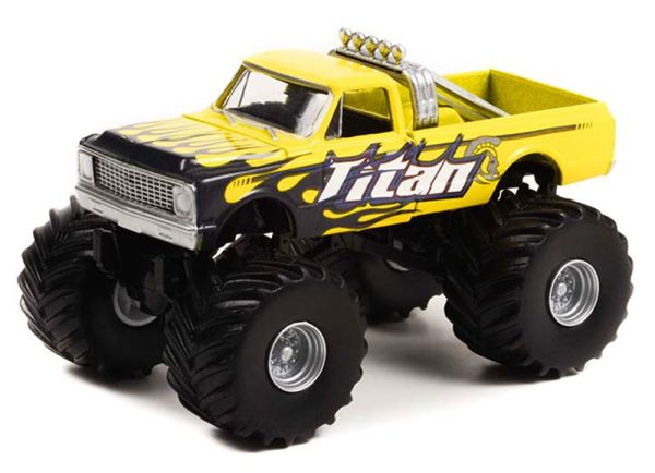 GREEN49110-A - CHEVROLET C-10 1972 Monster Truck TITAN uit de KINGS OF CRUNCH serie in blisterverpakking - 1