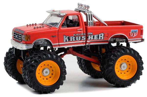 GREEN49130-F - FORD F-250 1989 KRIMSON KRUSHER Monster truck uit de KINGS OF CRUNCH serie in blisterverpakking - 1