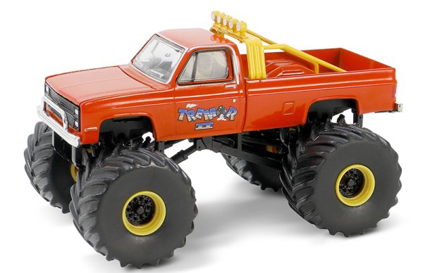 GREEN49150-B - 1986 CHEVROLET Silverado BUFFALO TREMOR II Monster truck uit de serie KINGS OF CRUNCH in blisterverpakking - 1