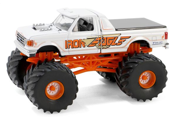 GREEN49150-E - FORD F-350 1990 Monster truck - IRON EAGLE uit de serie KINGS OF CRUNCH in blisterverpakking - 1