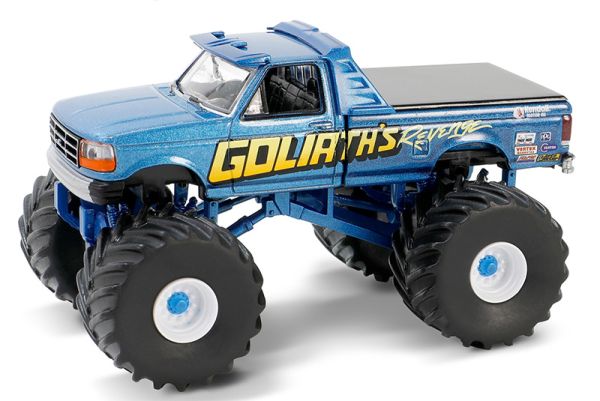 GREEN49150-F - FORD F-250 1992 Monster Truck - GOLIATH'S REVENGE uit de serie KINGS OF CRUNCH in blisterverpakking - 1