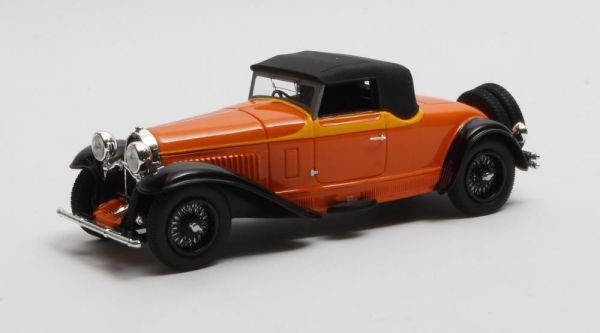 MTX50205-062 - BUGATTI T46 cabriolet de Villars oranje 1930 - 1