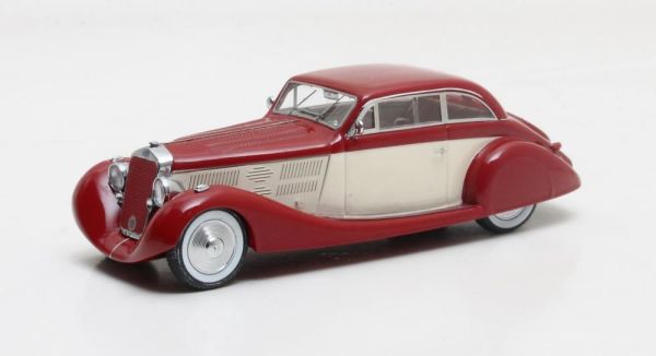 MTX50407-011 - DELAGE D8 105S Aerodynamische Coupé bruin en wit 1935 - 1