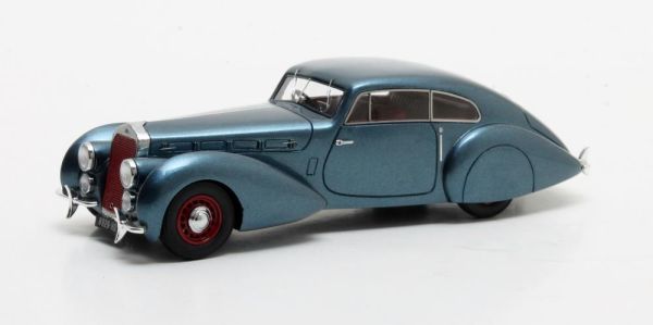 MTX50407-041 - DELAGE D8120 S Pourtout Coupé blauw metallic 1938 - 1