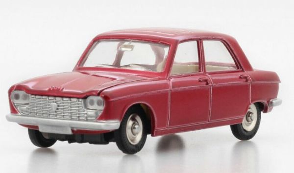 DIN510 - PEUGEOT 204 Rode Sedan – ATLAS-editie - 1