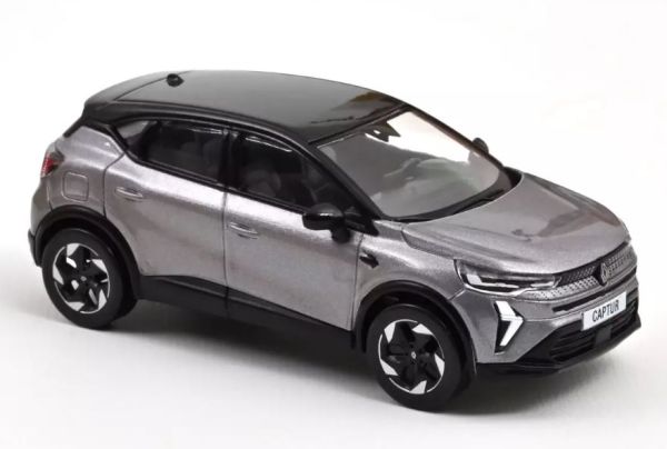 NOREV517767 - RENAULT Captur 2024 Zwart en Cassiopeia Grijs - 1