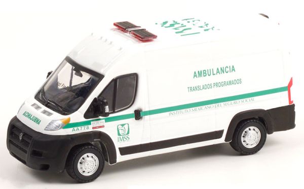 GREEN53040-C - RAM Promaster 2018 Mexicaans Instituut voor sociale zekerheid Ambulance ROUTE RUNNERS serie blisterverpakking - 1