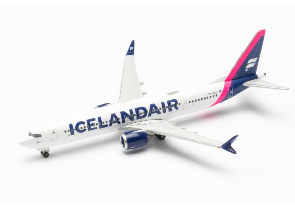 HER537476 - BOEING 737 Max 9 Icelandair magenta staartstreep TF-ICD Baula - 1