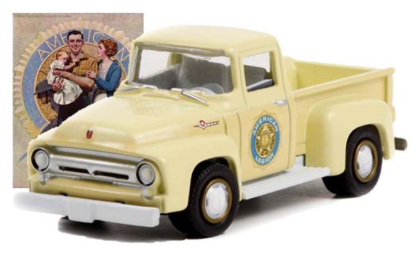 GREEN54060-B - FORD F-100 1956 uit de NORMAN ROCKWELL serie in blisterverpakking - 1