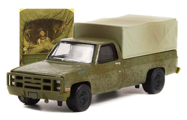 GREEN54060-F - 1984 CHEVROLET M1008 uit de NORMAN ROCKWELL serie in blisterverpakking - 1