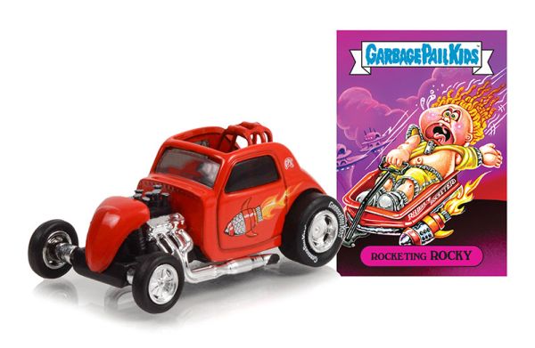 GREEN54070-E - TOPO Fuel Altered red uit de serie GARBAGE PAIL KIDS in blisterverpakking - 1