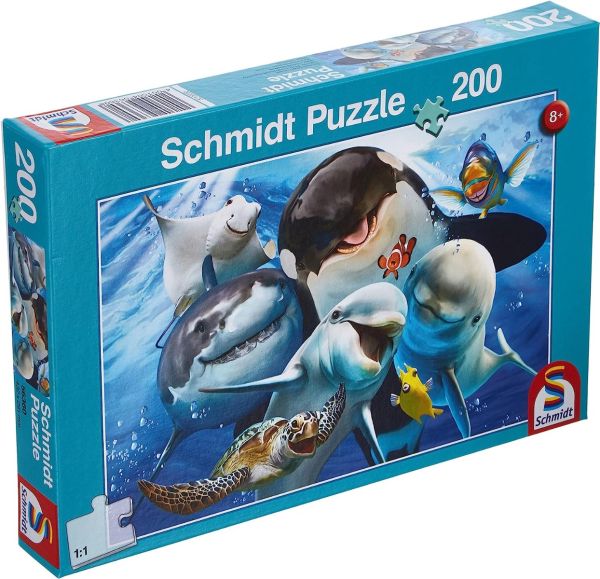 SCM56360 - 200 stukjes puzzel Vrienden van de onderwaterwereld - 1