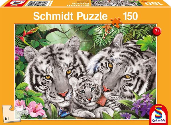 SCM56420 - Puzzel tijger familie 150 stukjes - 1