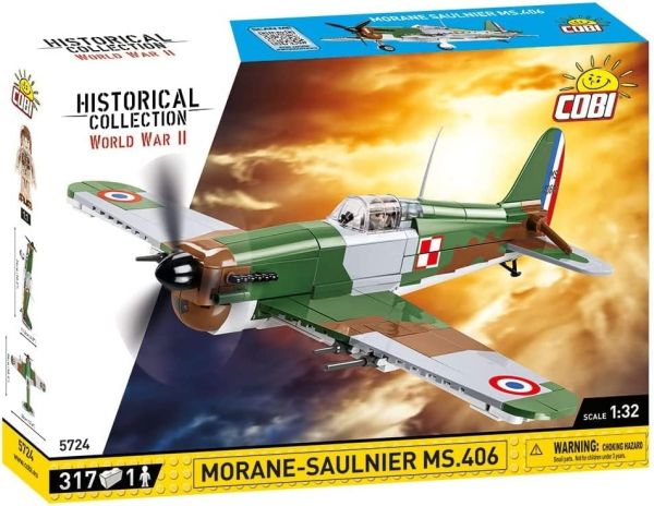 COB5724 - Militaire vliegtuigen Morane-Saulnier MS.406 - 317 stuks - 1