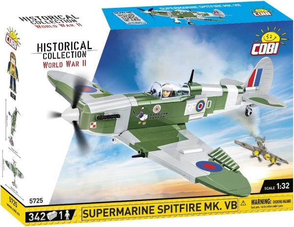 COB5725 - SUPERMARINE Spitfire MKVB militaire vliegtuigen - 342 stuks - 1