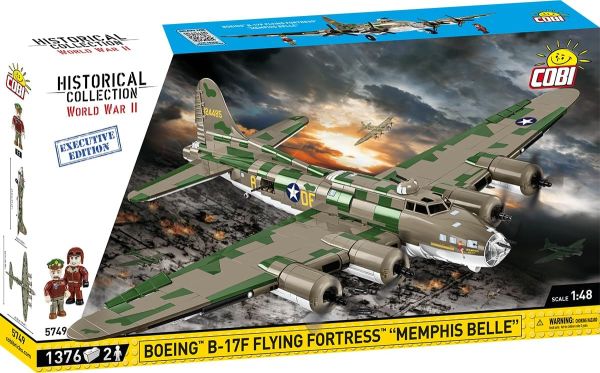 COB5749 - Militaire vliegtuigen BOEING B-17 Flying Fortress Memphis Belle exclusieve editie – 1376 stuks - 1