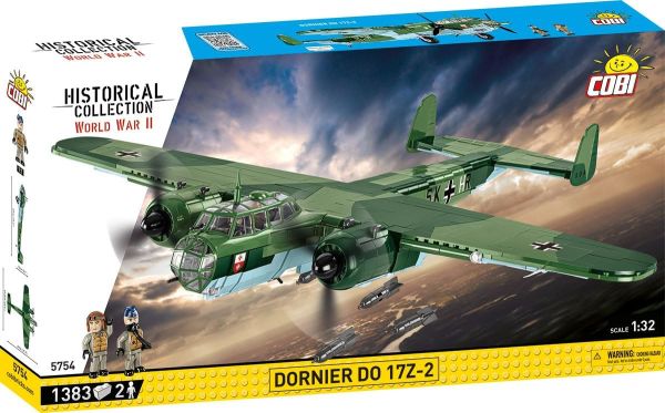 COB5754 - Militaire vliegtuigen DORNIER DO 17Z-2 – 1383 Onderdelen - 1