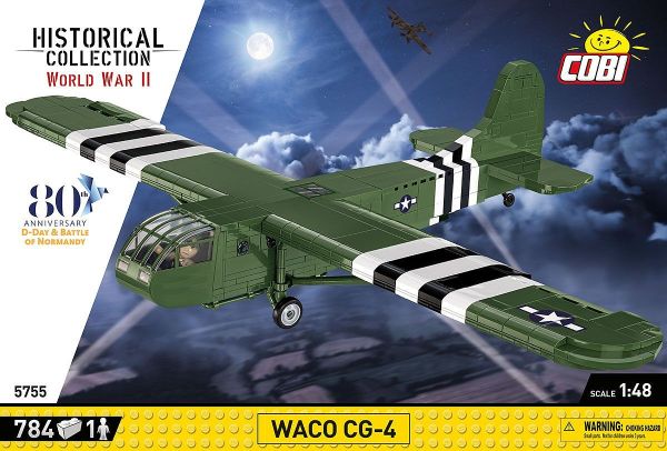 COB5755 - Militair vliegtuig WACO CG-4 - 80ste Verjaardag - 784 Munten - 1