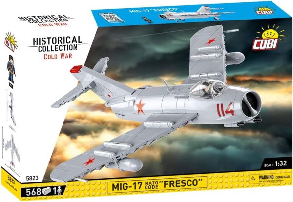 COB5823 - Militaire vliegtuigen MIG-17 FRESCO - 568 onderdelen - 1